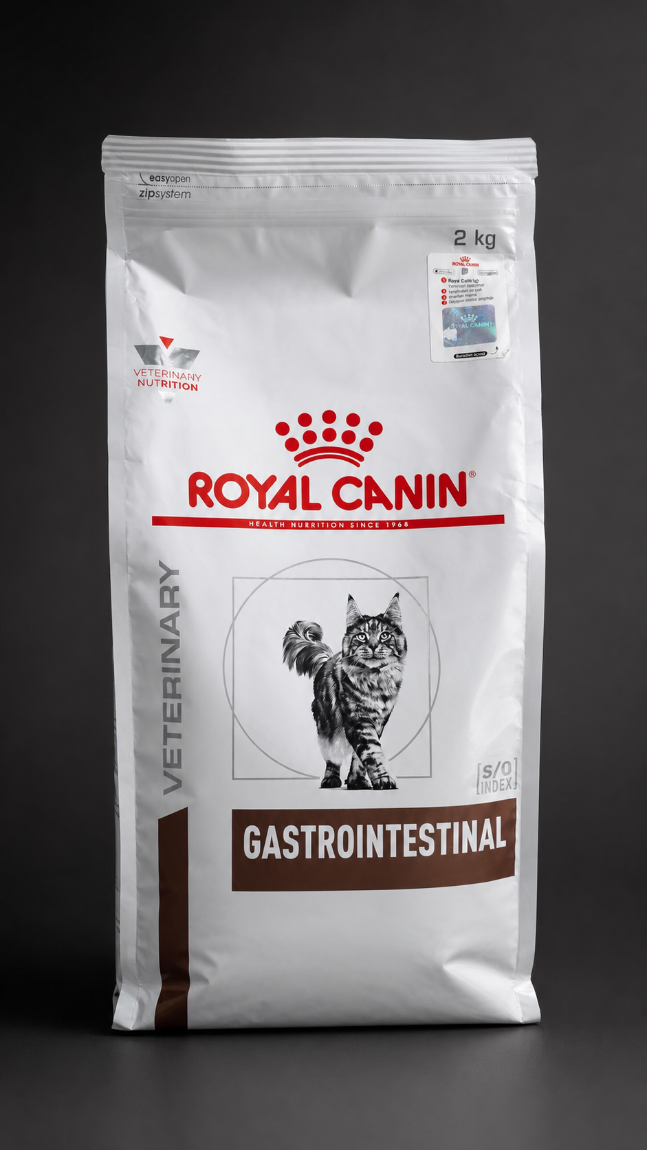 غذای خشک گربه رویال کنین Gastro intestinal گاسترو اینتستینال وزن 2 کیلوگرم